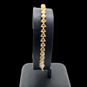 Citrine toggle tennis bracelet