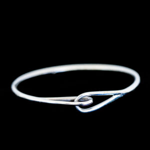 Expandable Double Loop Oval Bangle