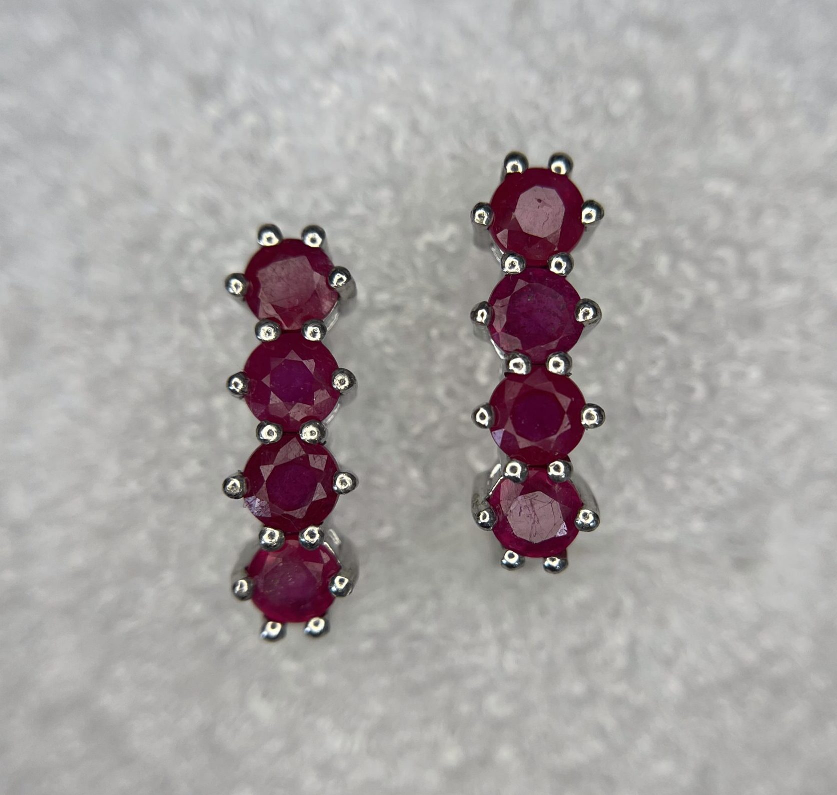 Ruby Five-Stone Half Eternity Ring - Image 3