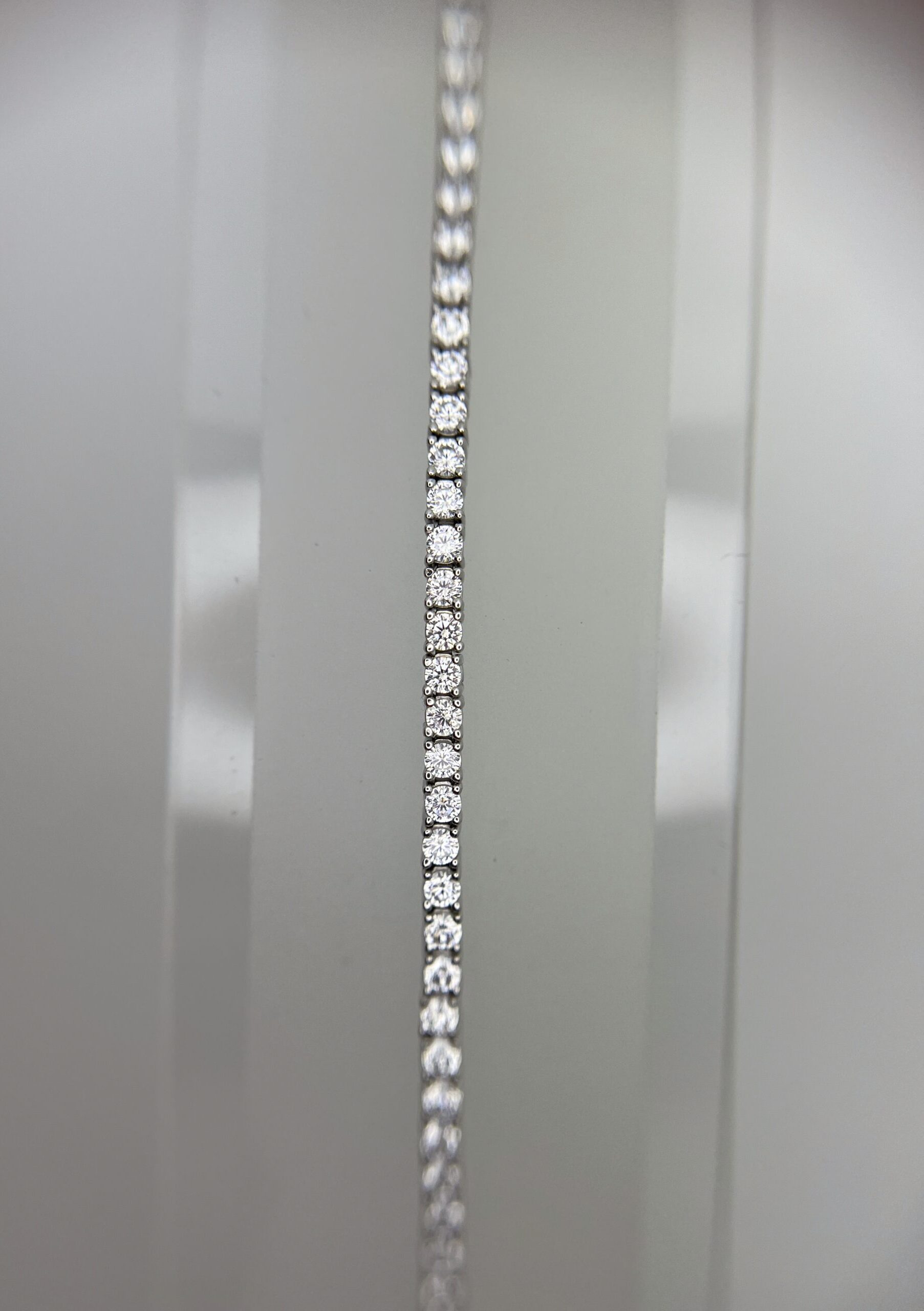 2mm AAA CZ Classic Tennis Bracelet with Lock Clasp