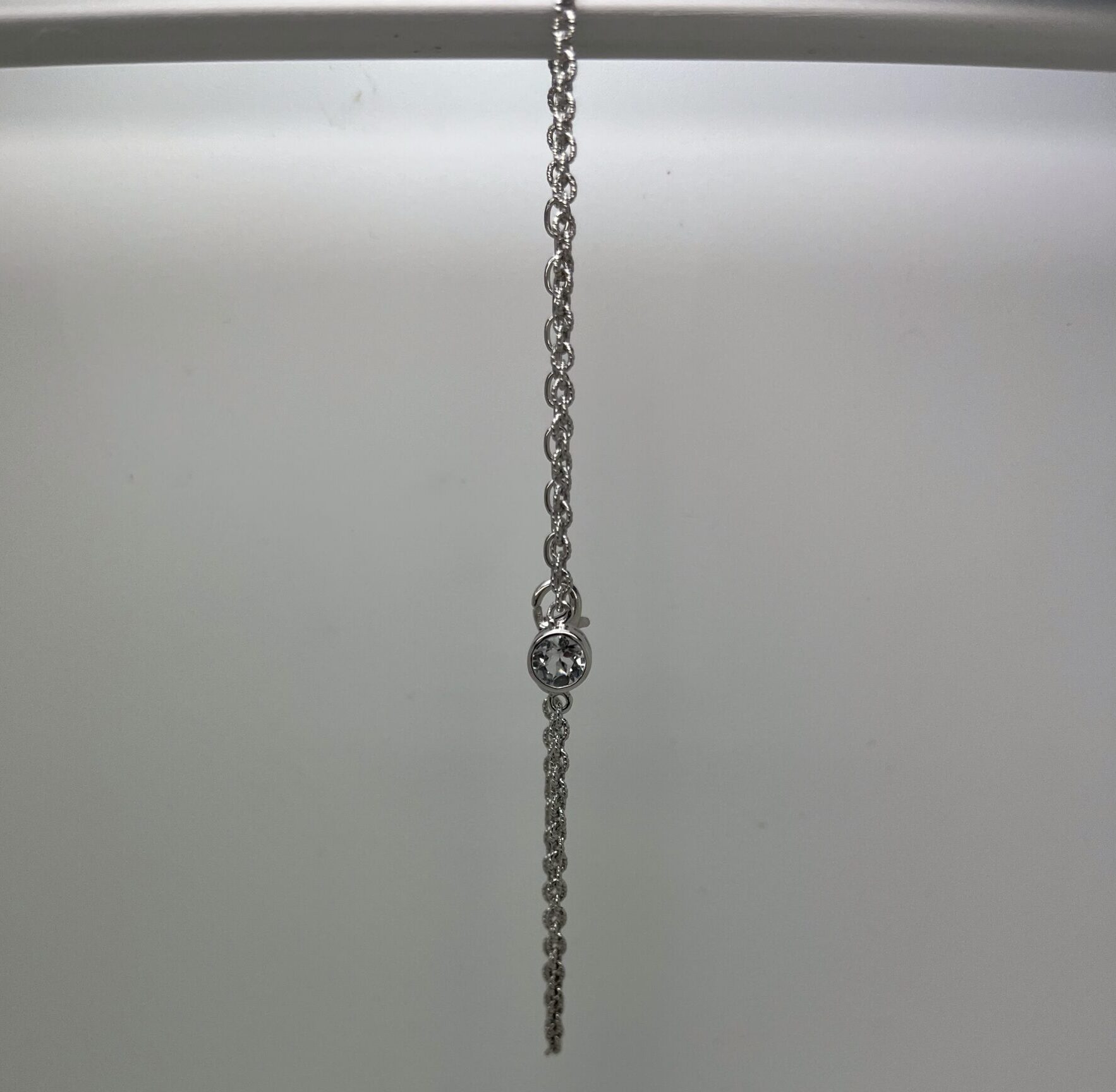 Single Stone Clear Quartz Bracelet