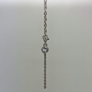 Single Stone Aquamarine Bracelet