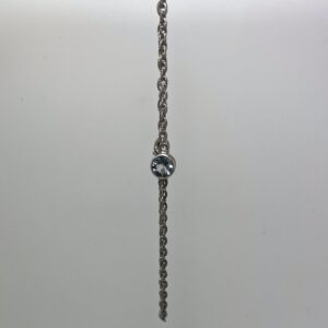 Single Stone Blue Topaz Bracelet