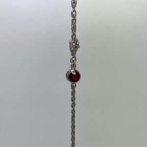 Single Stone Ruby Bracelet