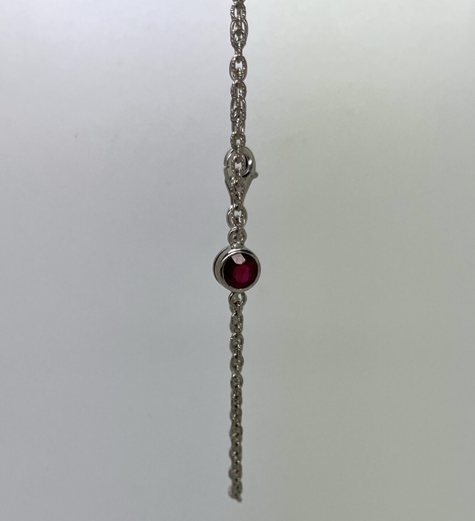 Single Stone Ruby Bracelet