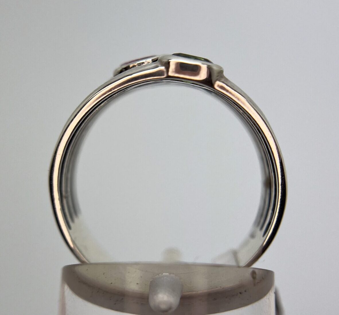 Stacked Bands Featuring Bezel-Set Multicoloured Tourmalines - Image 2