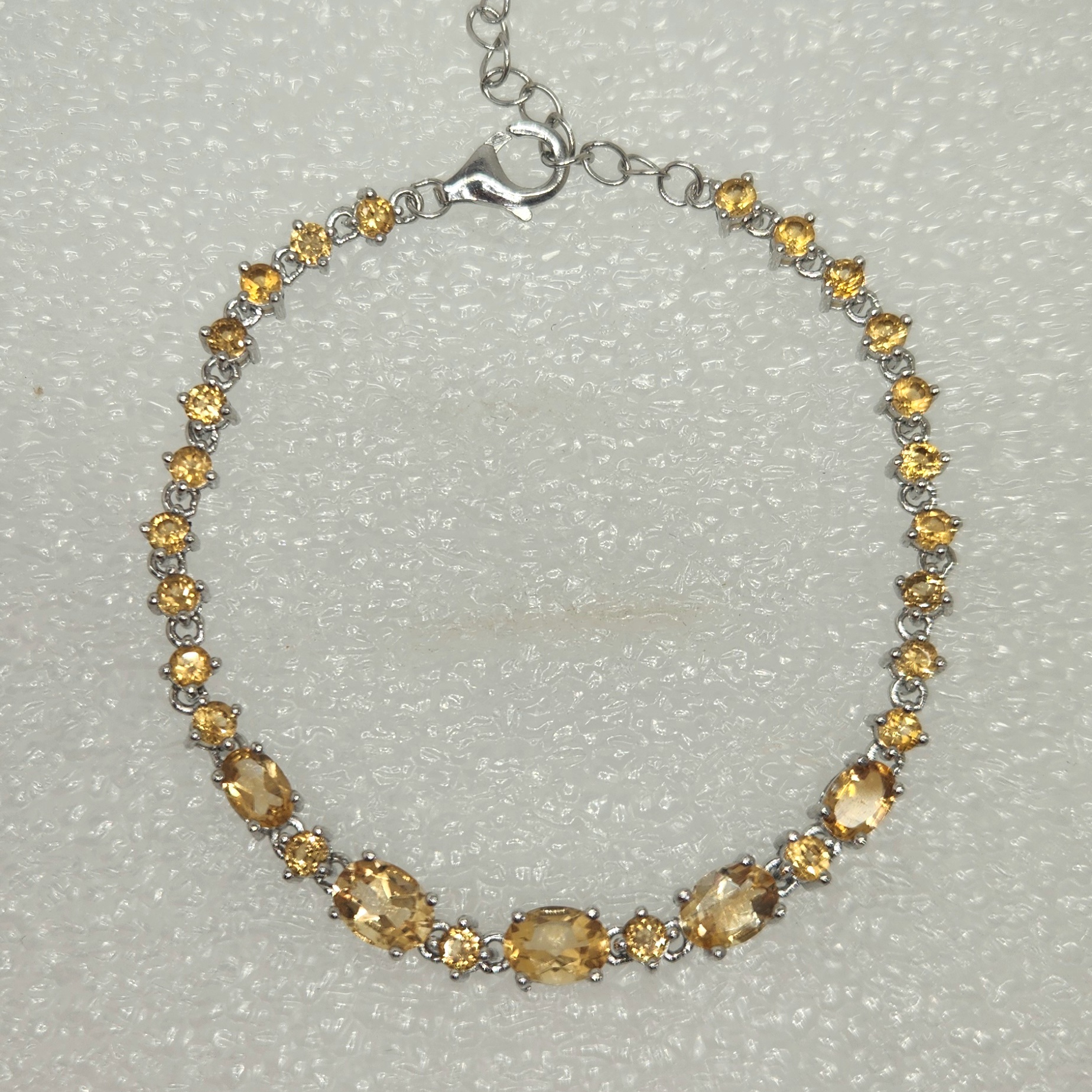 Citrine Tennis Bracelet