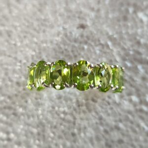XL Ovals Peridot full eternity