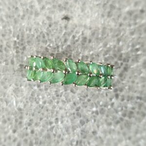 Double marquis Emerald full eternity